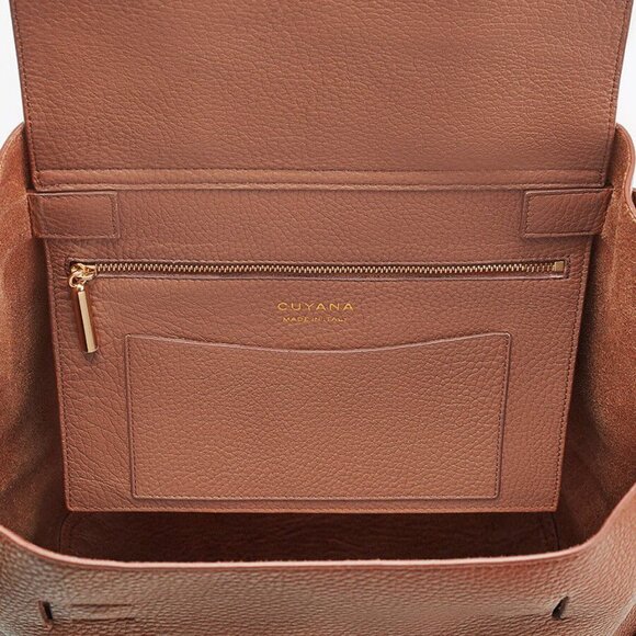 Cuyana Leather Backpack 2.0 in Caramel - Picture 5 of 9